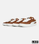 کفش کتانی ورزشی قهوه ای سوخته مردانه و زنانه PUMA suede XL مدل 6890 - Image 6