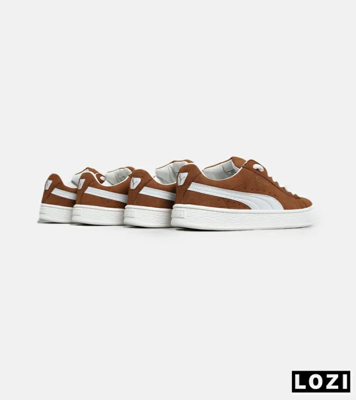 کفش کتانی ورزشی قهوه ای سوخته مردانه و زنانه PUMA suede XL مدل 6890 - Image 8