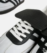 کفش کتانی مردانه و زنانه سامبا سفید مشکی ADIDAS Samba LT مدل 7454 - Image 7