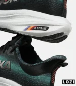 کفش کتانی مشکی سبز HOKA مدل 7396 - Image 3
