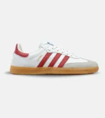 کفش کتانی مردانه و زنانه سامبا سفید قرمز ADIDAS Samba مدل 4233