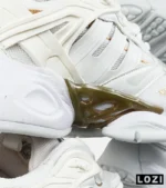 کفش کتانی مردانه و زنانه سفید طلایی ADIDAS performance x9000l4 مدل 7475 - Image 4