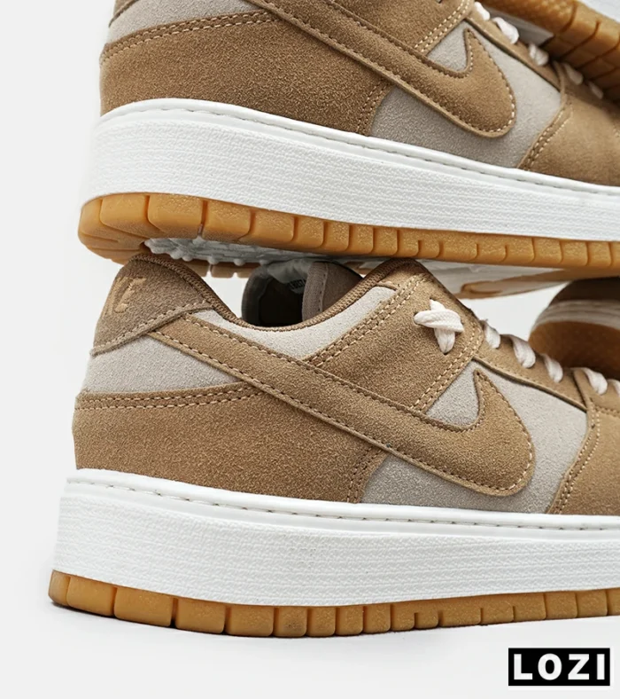 کفش کتانی مردانه قهوه ای کرم نایک NIKE SB مدل 5265 - Image 11
