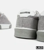 کفش کتانی مردانه طوسی سفید PULL & BEAR مدل 7450 - Image 9