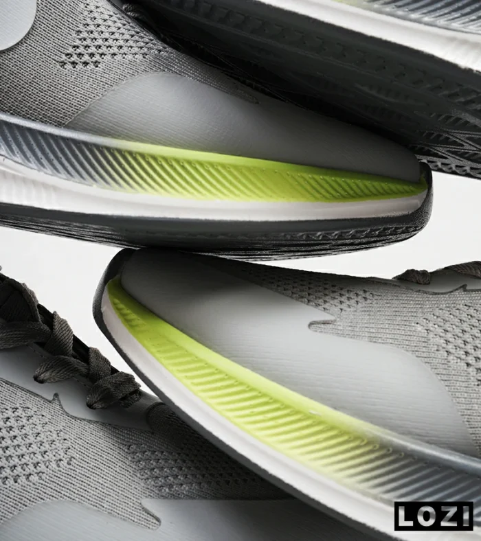 کفش کتانی مردانه و زنانه طوسی Nike air zoom مدل 4307 - Image 9
