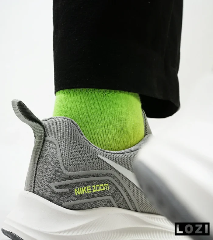 کفش کتانی مردانه و زنانه طوسی Nike air zoom مدل 4307 - Image 7