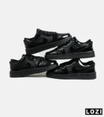 کفش کتانی مردانه مشکی نایک NIKE jordan 1 مدل 5962 - Image 2