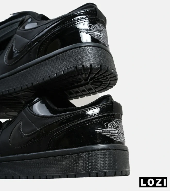 کفش کتانی مردانه مشکی نایک NIKE jordan 1 مدل 5962 - Image 3