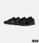 کفش کتانی مردانه مشکی نایک NIKE jordan 1 مدل 5962 - Image 6