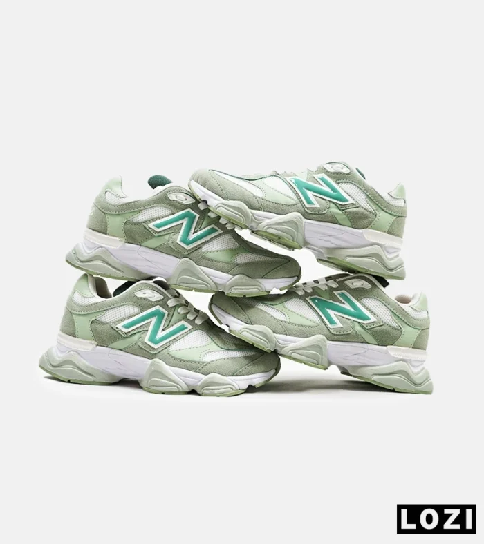کفش کتانی زنانه سبز سفید NEW BALANCE 9060 مدل 4200 - Image 2