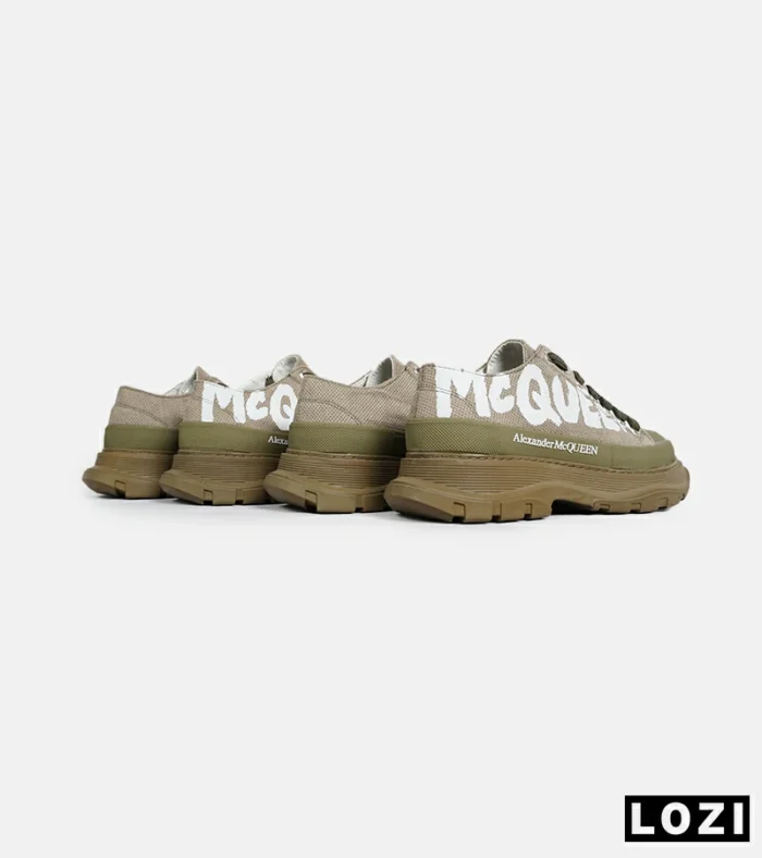 کفش کتانی نیم ساق سبز Alexander McQueen مدل 6884 - Image 8