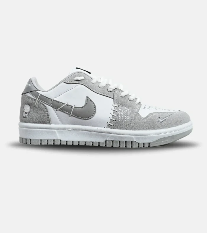 DSC06661.webp کفش کتانی مردانه و زنانه طوسی سفید نایک NIKE jordan Vodoo مدل 6061 - Image 1