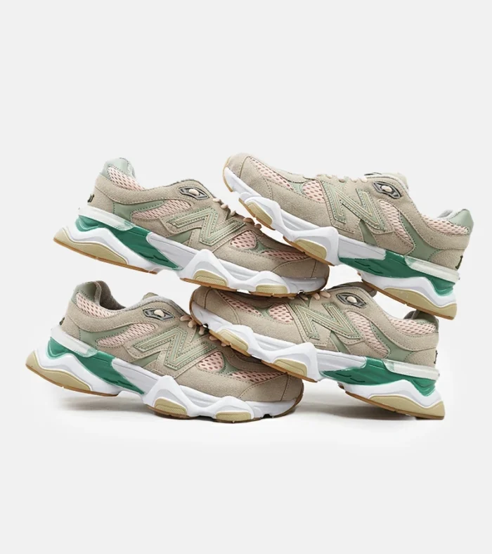 کفش کتانی مردانه و زنانه گلبهی سبز NEW BALANCE 9060 مدل 4152 - Image 3