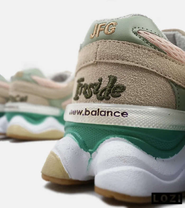 کفش کتانی مردانه و زنانه گلبهی سبز NEW BALANCE 9060 مدل 4152 - Image 13