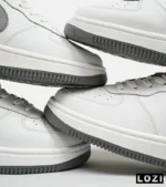 کفش مردانه و زنانه سفید طوسی NIKE AIR FORCE مدل 5329 - Image 7