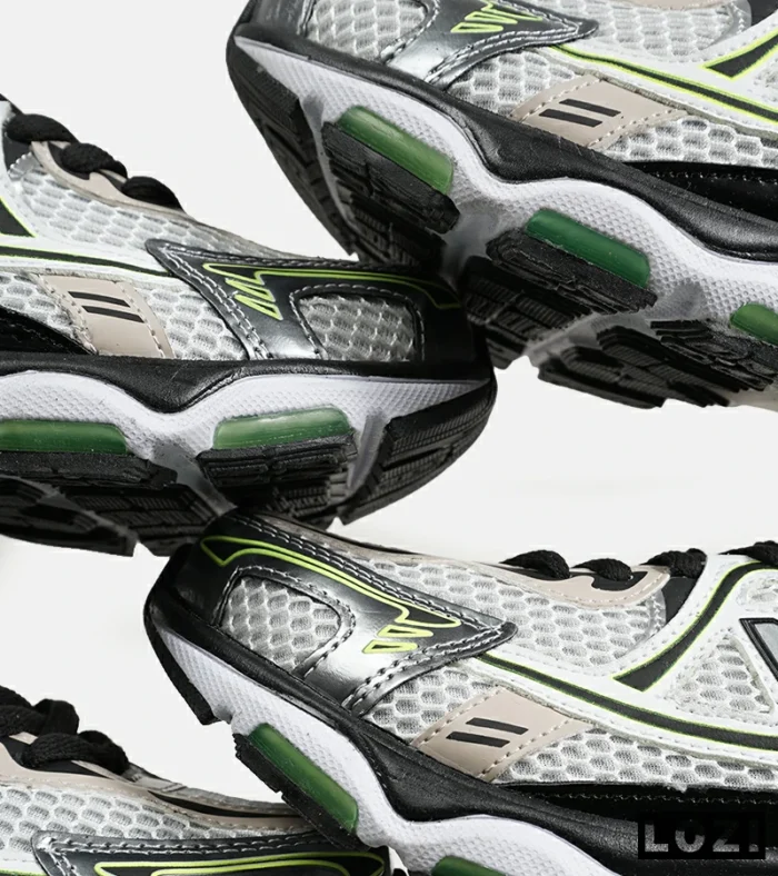 کفش کتانی مردانه و زنانه سفید سبز مشکی NEW BALANCE 1064 مدل 6742 - Image 6