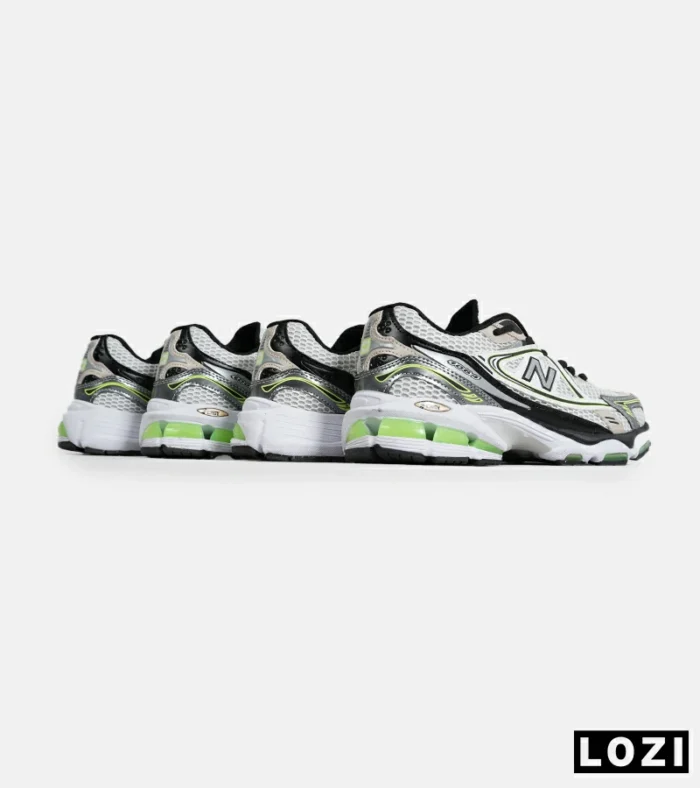 کفش کتانی مردانه و زنانه سفید سبز مشکی NEW BALANCE 1064 مدل 6742 - Image 9