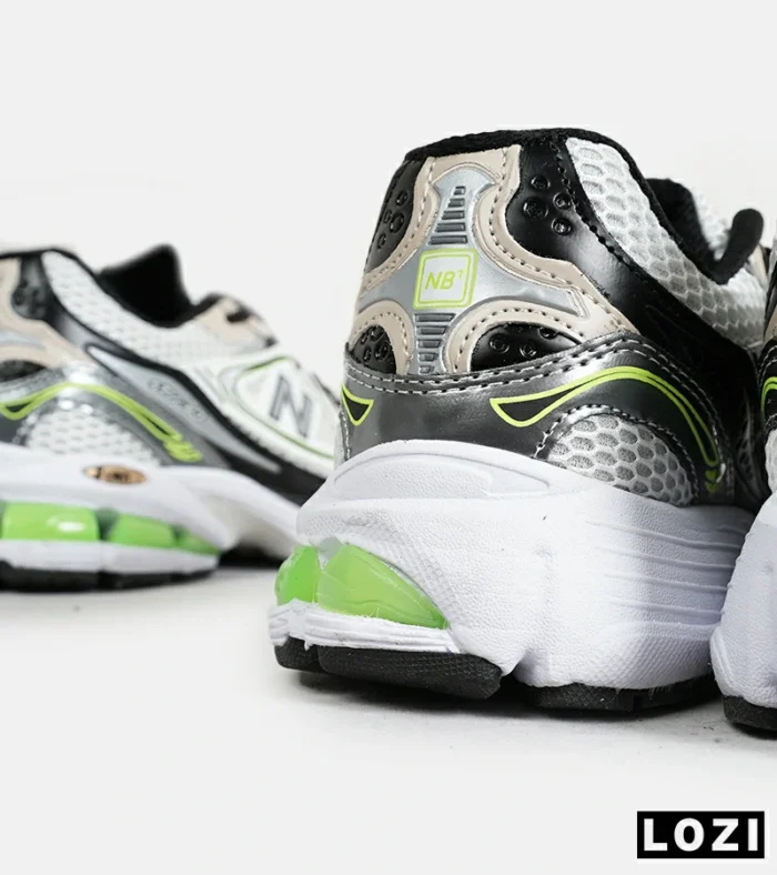 کفش کتانی مردانه و زنانه سفید سبز مشکی NEW BALANCE 1064 مدل 6742 - Image 10
