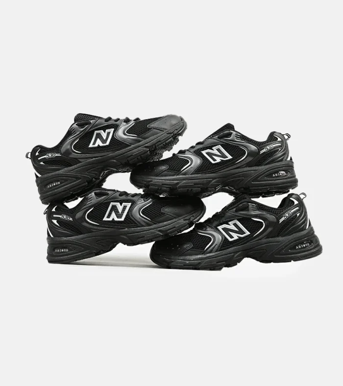کفش کتانی مردانه و زنانه مشکی NEW BALANCE 530 مدل 3141 - Image 3