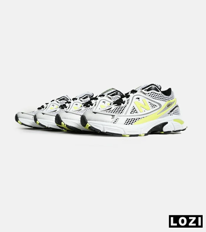 کفش کتانی مردانه و زنانه سفید لیمویی NEW BALANCE 1064 V.2 مدل 7009 - Image 6