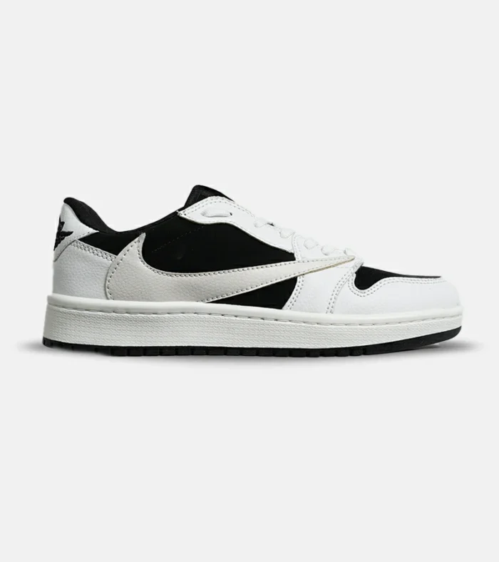 DSC07483.webp کفش کتانی مردانه سفید مشکی NIKE travis scott مدل 7030 - Image 1