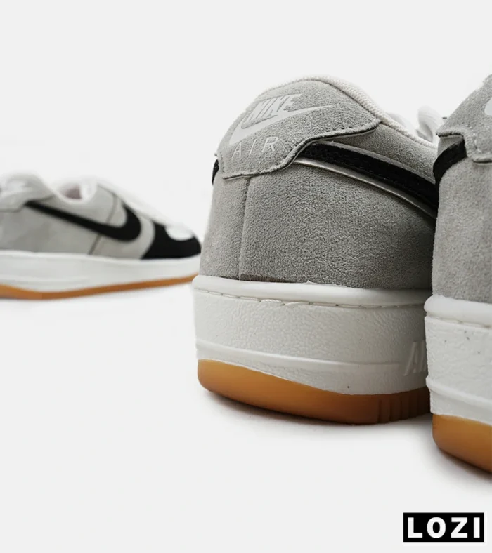 کفش مردانه و زنانه طوسی مشکی سفید NIKE AIR FORCE مدل 5345 - Image 11