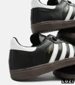 کفش کتانی مردانه و زنانه سامبا مشکی قهوه ای ADIDAS Samba مدل 4234 - Image 12