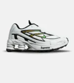 کفش کتانی مردانه سفید سبز نایک NIKE x SUPREME shox ride 2 مدل 7057