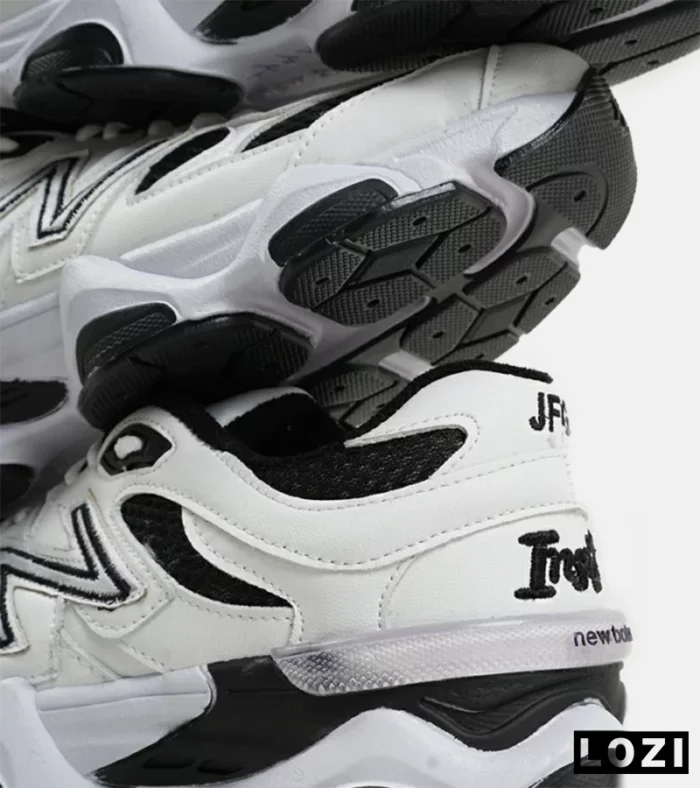 کفش کتانی مردانه و زنانه سفید مشکی NEW BALANCE 9060 مدل 2154 - Image 14