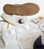 کفش کتانی مردانه و زنانه کرم طوسی بنفش نایک NIKE SB Dunk مدل 7063 - Image 11