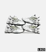 کفش کتانی مردانه سفید سبز نایک NIKE x SUPREME shox ride 2 مدل 7057 - Image 3