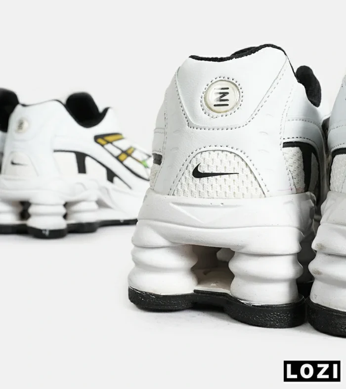 کفش کتانی مردانه سفید سبز نایک NIKE x SUPREME shox ride 2 مدل 7057 - Image 10