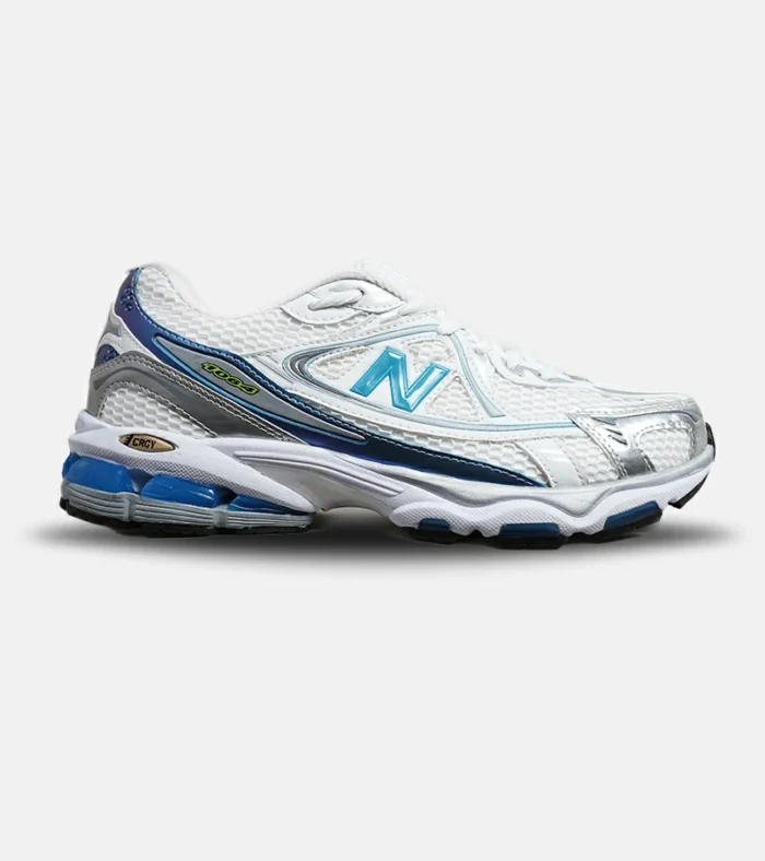 کفش کتانی مردانه و زنانه سفید طوسی آبی NEW BALANCE 1064 مدل 6312 - Image 1