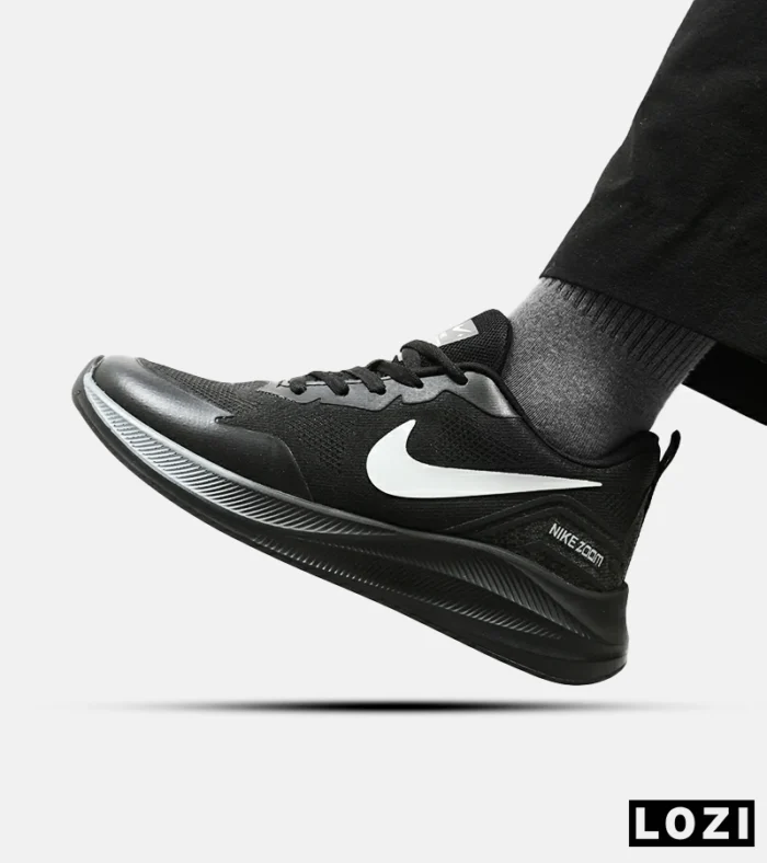 کفش کتانی مردانه و زنانه مشکی Nike air zoom مدل 4304 - Image 3