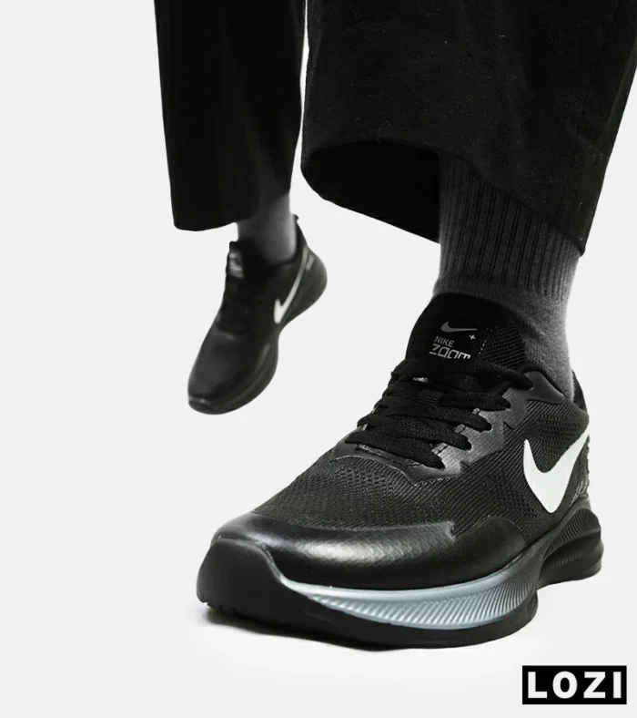 کفش کتانی مردانه و زنانه مشکی Nike air zoom مدل 4304 - Image 9