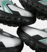 کفش کتانی مردانه و زنانه سفید سبز مشکی NEW BALANCE 530 V02 مدل 7100 - Image 5