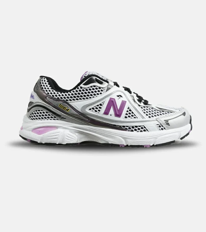DSC09154.webp کفش کتانی مردانه و زنانه سفید مشکی بنفش NEW BALANCE 1064 V.2 مدل 6360 - Image 1