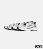 کفش کتانی مردانه و زنانه سفید مشکی بنفش NEW BALANCE 1064 V.2 مدل 6360 - Image 6