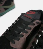 کفش کتانی مردانه قهوه ای مشکی سبز NIKE travis scott مدل 7112 - Image 7