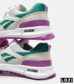 کفش کتانی سفید سبز بنفش REEBOK Unphased Pro مدل 5173 - Image 4