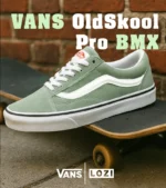 کفش کتانی مردانه سبز VANS OldSkool Pro BMX مدل 5331 - Image 2