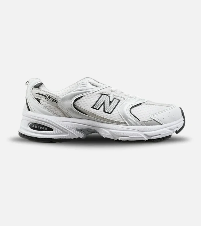 کفش کتانی بزرگپا سفید نقره ای NEW BALANCE 530 مدل 4872 - Image 1
