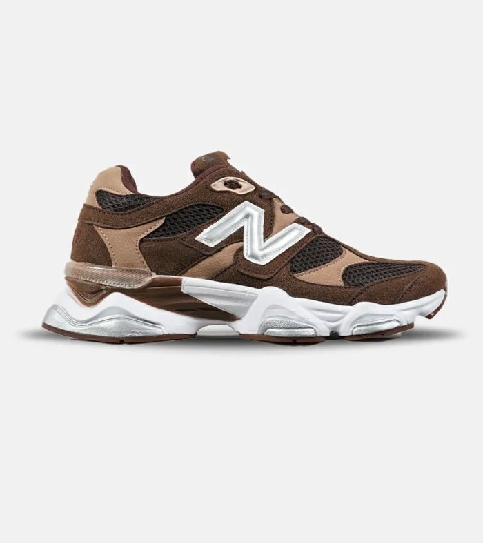 کفش کتانی زنانه کرم قهوه ای NEW BALANCE 9060 مدل 7620 - Image 1