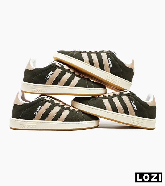 کفش کتانی بزرگ پا یشمی کرم ADIDAS Campus مدل 5167 - Image 2
