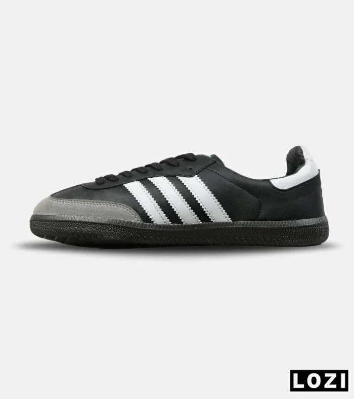 کفش کتانی مردانه و زنانه سامبا مشکی طوسی قهوه ای ADIDAS Samba مدل 4759 - Image 2