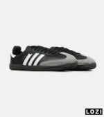 کفش کتانی مردانه و زنانه سامبا مشکی طوسی قهوه ای ADIDAS Samba مدل 4759 - Image 4