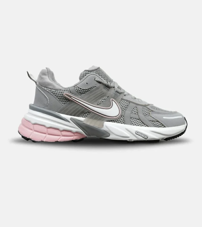 کفش کتانی زنانه طوسی صورتی Nike Cushlon V2K مدل 5192 - Image 1