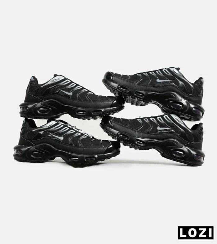 کفش کتانی مردانه و زنانه مشکی سفید NIKE AirMax Plus TN Ultra مدل 6909 - Image 2
