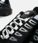 کفش کتانی مردانه و زنانه مشکی سفید NIKE AirMax Plus TN Ultra مدل 6909 - Image 6