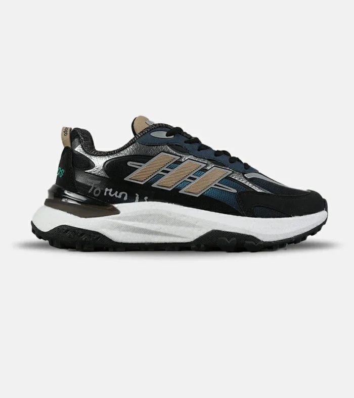 DSC09260 کفش کتانی مردانه و زنانه مشکی سرمه ای Adidas More Than Speed مدل 7553 - Image 1